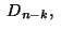 $ \;D_{n-k},\;$