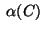 $\;\alpha(C)\;$